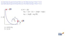 Work Done by Gravity & Potential Energy Change: A Physics Problem Instructional Video