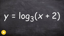 Finding the domain and X-intercepts of a logarithm with horizontal shift Instructional Video