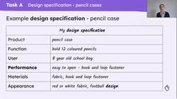 Design specification and fabric selection Instructional Video