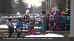 Frightful winter weather crashes holiday plans News Clip