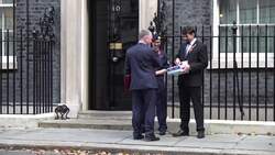 Cabinet members arrive for meeting at Downing Street News Clip