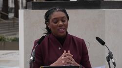 Kemi Badenoch speaks at Ronald Reagan statue rededication News Clip