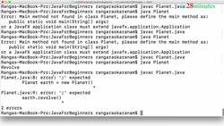 Learn Java from Scratch - A Beginner's Guide - Step 06 - Play and Learn with Planet Class Instructional Video