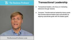 Transactional Leadership Instructional Video