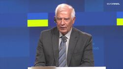 Ukrainian PM urges EU to stand firm against Russia, as more weapons requested News Clip