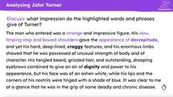 Analysing John Turner from ‘The Boscombe Valley Mystery’ Instructional Video