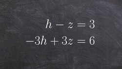Solve a system with no solution by substitution Instructional Video