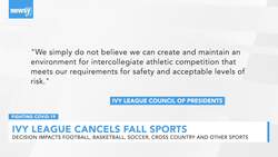 Ivy League Cancels Fall Sports News Clip