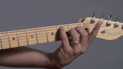 How to Play a B Major 7 Barre Chord on Guitar Instructional Video