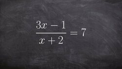 Solving a rational Equation Instructional Video