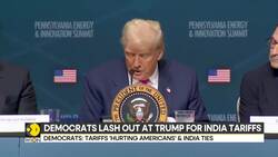 Democrats slam Trump's 50% tariffs: 'Why India, not China?' News Clip