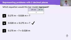 Solve problems with numbers with up to 3 decimal places Instructional Video