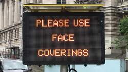 Waterloo station sign asks passengers to use face coverings News Clip