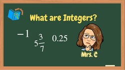 What are Integers? Instructional Video