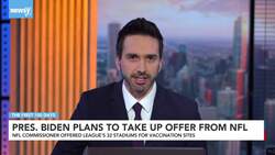 President Biden Plans To Accept NFL's Offer For Mass Vaccinations News Clip