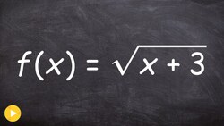 How to write the inverse of the square root function Instructional Video