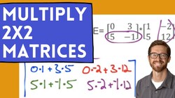 Matrix Multiplication (same dimension) Instructional Video