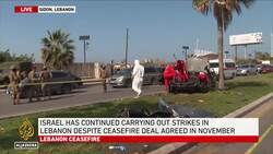 One person killed in Israeli air raid on vehicle in Lebanon’s Sidon News Clip