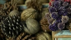 ornaments on Christmas tree Stock Footage