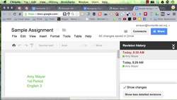 Managing Your Classroom Through Google Drive Instructional Video