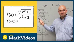 Rational function with radical is it even or odd? Instructional Video