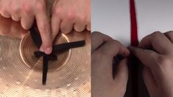 Music Survival Guide - How To Tie A Cymbal Knot Instructional Video