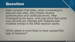 CompTIA Security+ Certification SY0-601: The Total Course - Chapter 11 Exam Question Review Instructional Video