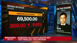 Daiwa Analyst Kim on Samsung Electronics Earnings News Clip