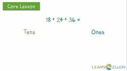 Adding Multiple Two-Digit Numbers by Decomposing Instructional Video