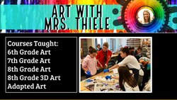 Virtual Back to School Night! Meet Mrs. Thiele, Art Teacher Instructional Video