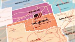 Oklahoma from USA States Stock Footage