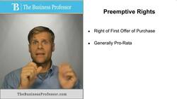 Preemptive Rights - Preferred Shares Instructional Video