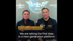 First all-private astronaut mission safely docks at ISS News Clip