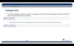 Complete Java SE 8 Developer Bootcamp - Packages Instructional Video
