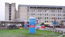 Shots of Basingstoke and North Hampshire Hospital as NHS grapples with critical incidents News Clip