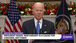 Pres. Biden Says New Variant Cause For Concern, Not Panic In U.S. News Clip