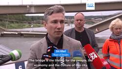 Major bridge partially collapses into river in German city of Dresden Instructional Video