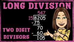 Long Division with 2-Digit Divisors: Step-by-Step Tutorial Instructional Video