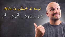 Follow this tip when factoring by grouping Instructional Video