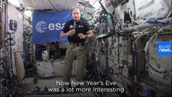 Space Station crew greet New Year across multiple time zones News Clip