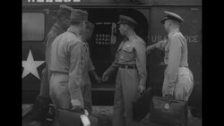 Gen. Ridgway sees his truce team board helicopter and take off News Clip