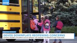 Education Secretary DeVos Pushes Forward on School Reopenings News Clip