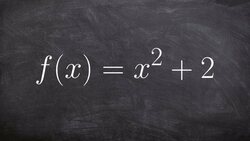 Learn how to find the domain and range of a quadratic by finding inverse Instructional Video