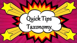 Levels of Taxonomy Instructional Video