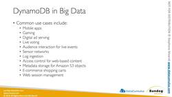 AWS Certified Data Analytics Specialty 2021 – Hands-On - DynamoDB in Big data Instructional Video