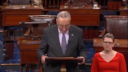 Senator Schumer questions Supreme Court nominee Kavanaugh's credibility Stock Footage