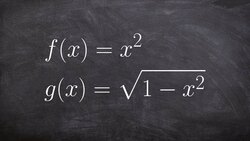 Composition of Two Functions then Determine the Domain Instructional Video