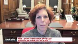Mester: Faster Taper Buys Fed Option to Hike If Needed News Clip