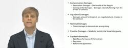 Types of Damages and Equitable Remedies for Breach of Contract Instructional Video