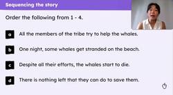Retelling the story of 'Whale Rider' Instructional Video